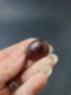 Polished Amber Cabochon